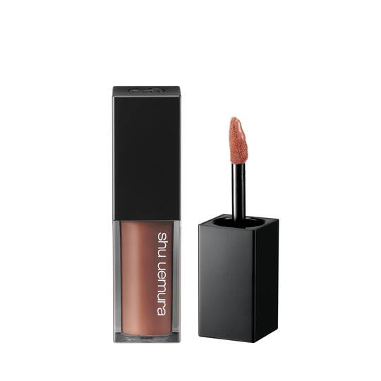 Shu Uemura Kinu Rouge cream lip gloss providing rich color and creamy texture for a flawless finish