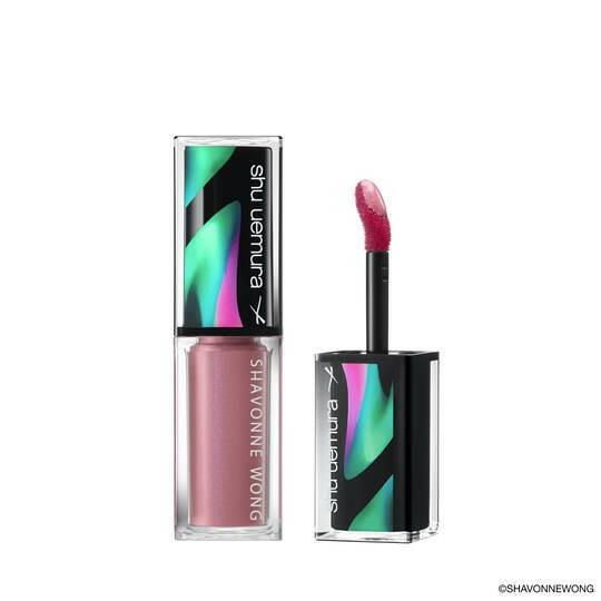Shu Uemura Kinucare lip gloss showcasing vibrant shine and smooth texture for premium lip care