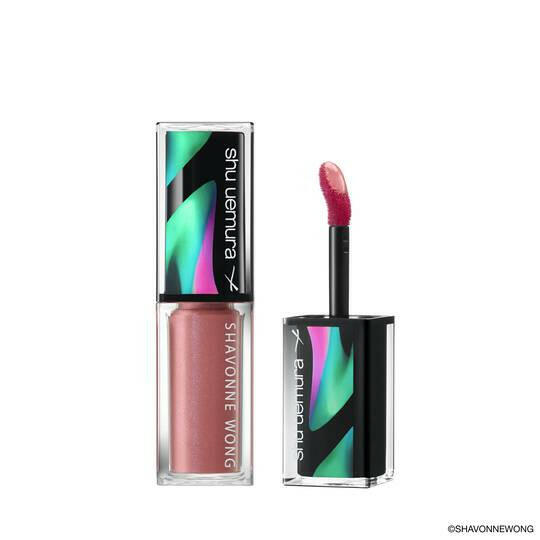 Shu Uemura Kinucare lip gloss showcasing vibrant shine and smooth texture for premium lip care