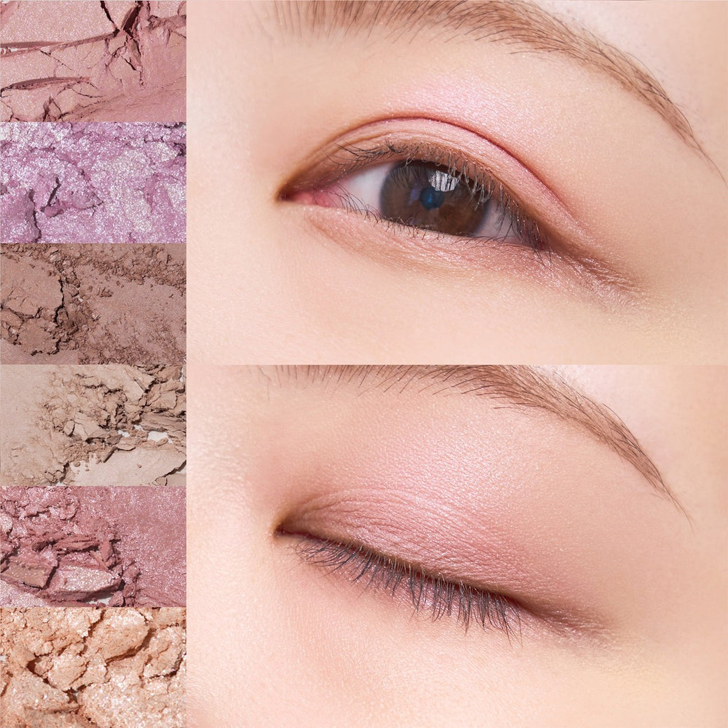 Snidel beauty eye shadow blush color palette showcasing vibrant, high-quality makeup essentials for a flawless look.