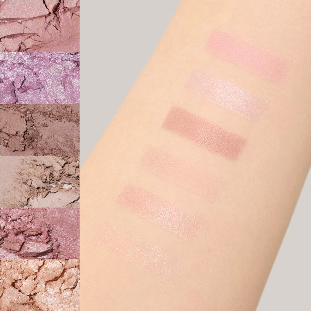 Snidel beauty eye shadow blush color palette showcasing vibrant, high-quality makeup essentials for a flawless look.