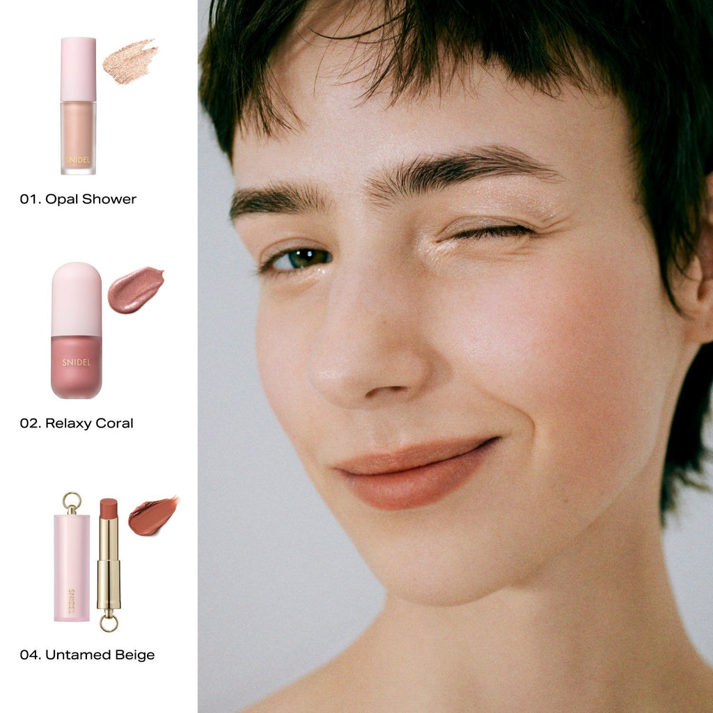 Snidel Rouge matte lipstick showcasing elegant, bold color with a smooth finish for sophisticated makeup looks