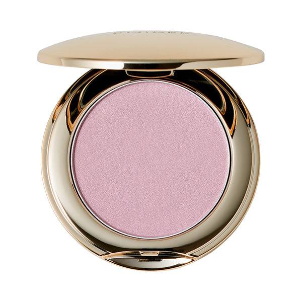 Snidel Beauty Skin Glow Blush in a lavender pink shade, perfect for a soft, cool-toned glow. Encased in a gold compact.