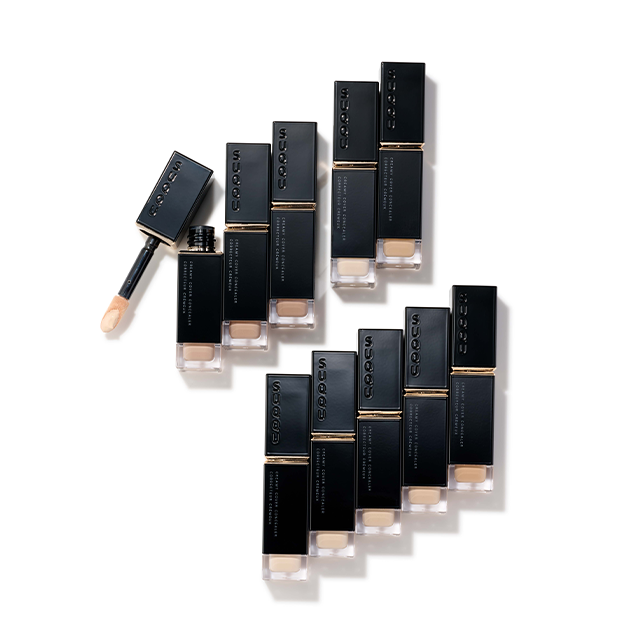 Suqqu concealer providing seamless coverage for a flawless complexion, enhancing natural beauty with premium quality makeup