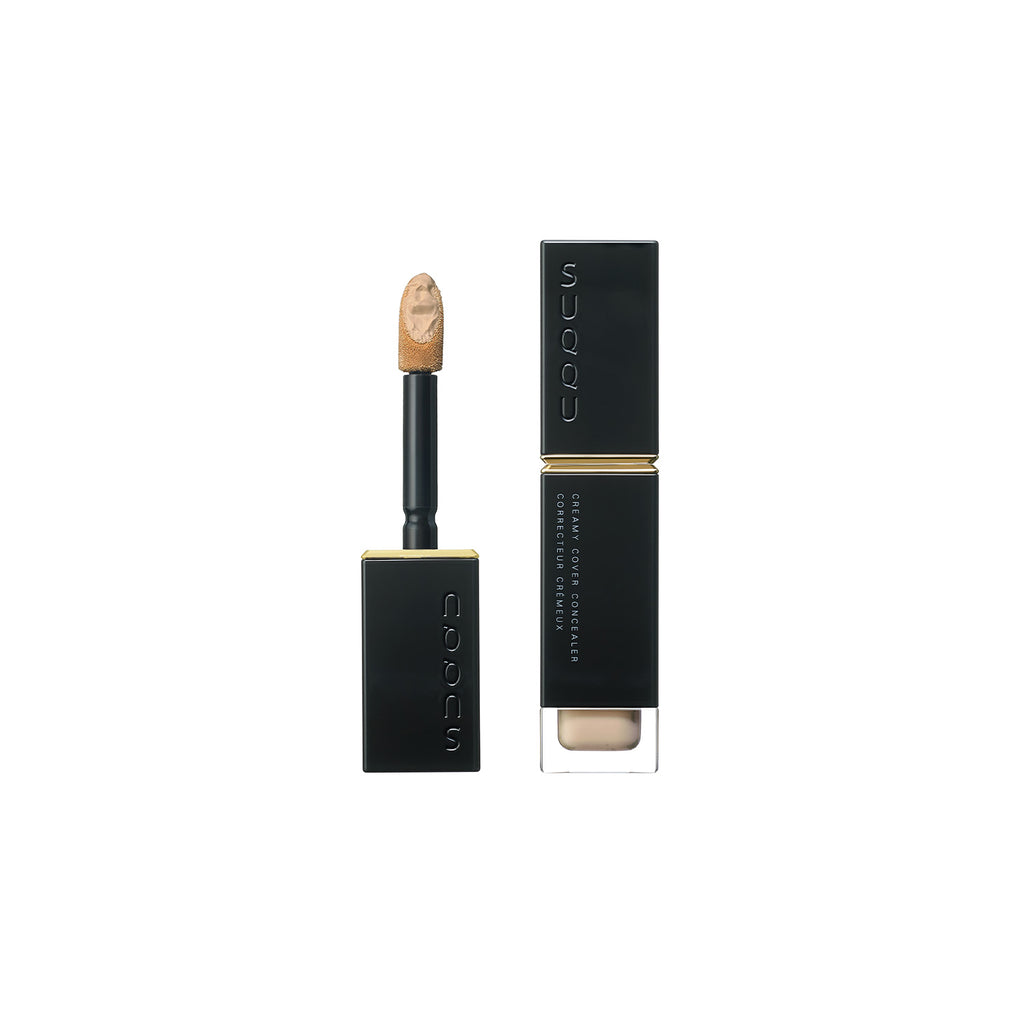 Suqqu concealer providing seamless coverage for a flawless complexion, enhancing natural beauty with premium quality makeup