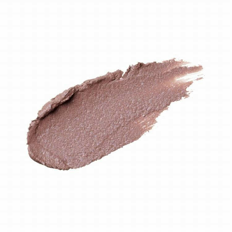 Swatch of Suqqu Liquid Luster Eyes 7.3g in a soft taupe shade, showcasing its smooth and blendable texture.