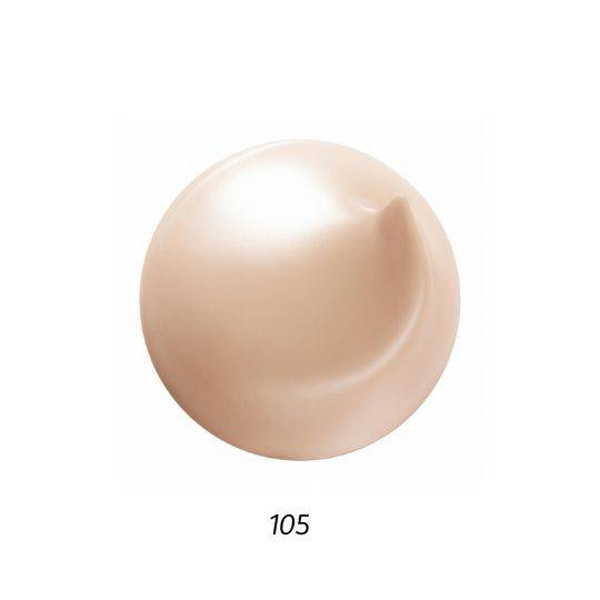 Shade 105 of Suqqu The Foundation 30g, a light neutral tone with a creamy texture for a smooth and radiant finish.
