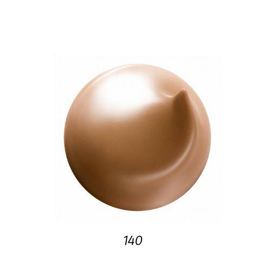 Shade 140 of Suqqu The Foundation 30g, a warm medium beige tone with a creamy consistency for a natural and radiant complexion.
