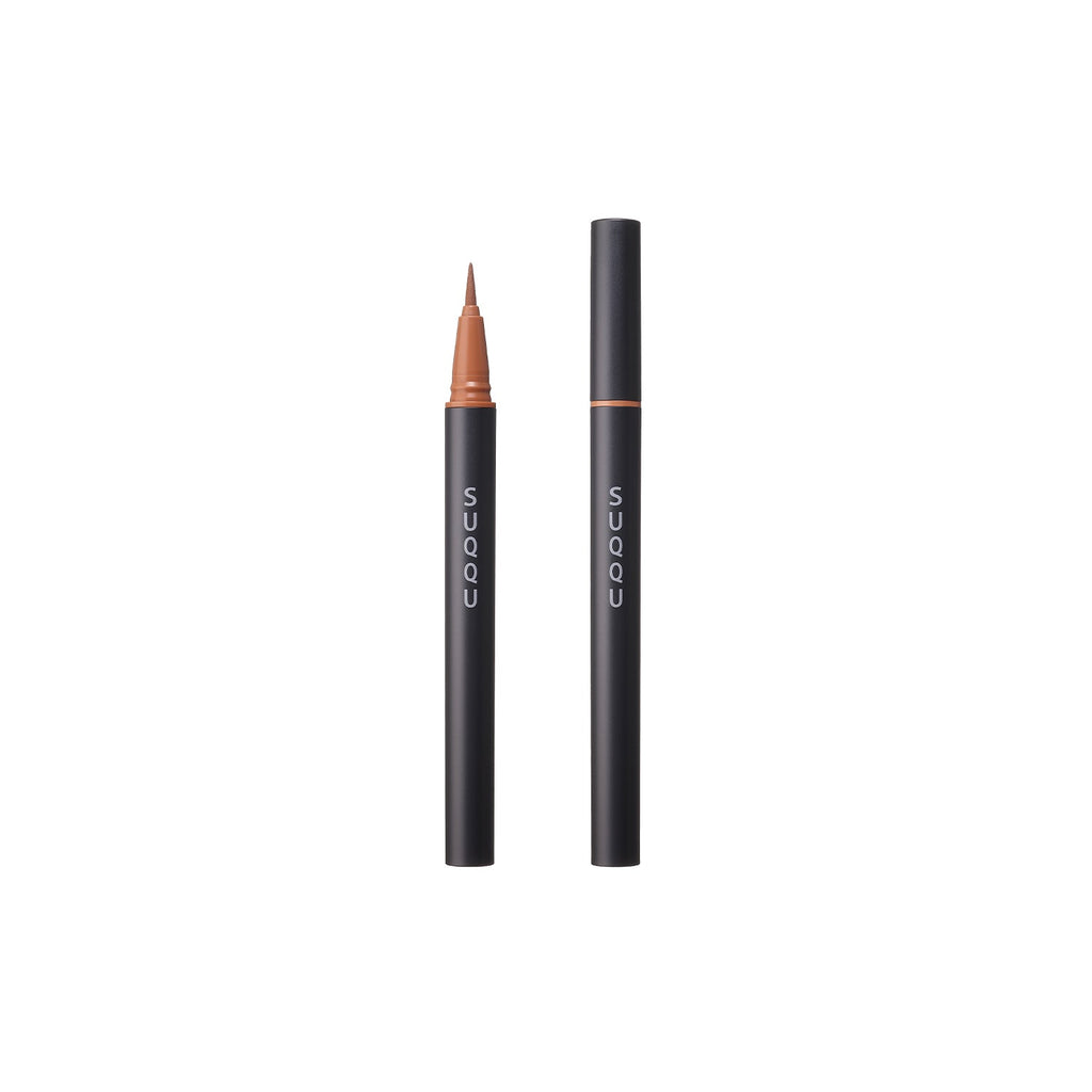 Suqqu Nuance Eyeliner in cinnamon with a precise felt-tip applicator, perfect for soft and warm-toned eye makeup.