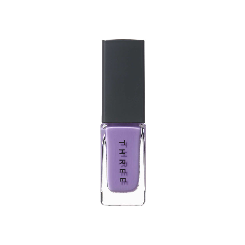 Three Nail Lacquer 7ml in lavender purple shade, ideal for soft and playful nail looks. Part of Tokyo Beauty Box collection.