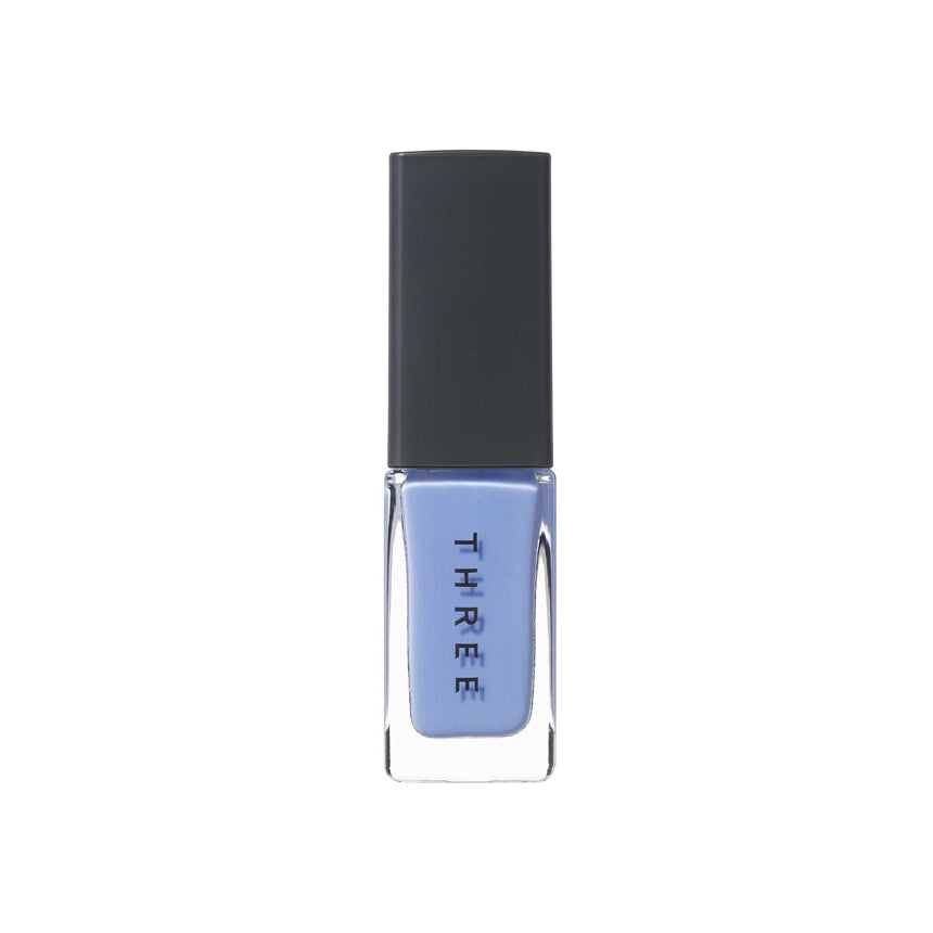 Three Nail Lacquer 7ml in periwinkle blue shade, ideal for cool and trendy nail looks. Part of Tokyo Beauty Box collection.