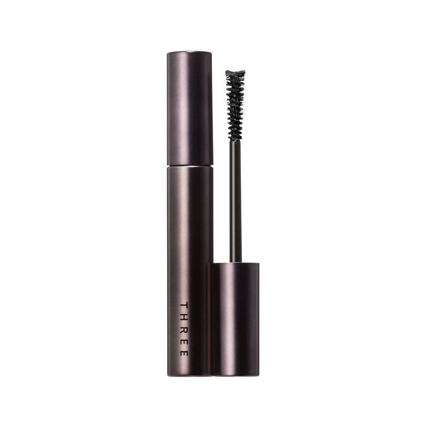 THREE Mascara enhancing eyelashes with long-lasting volume and definition for a refined makeup look