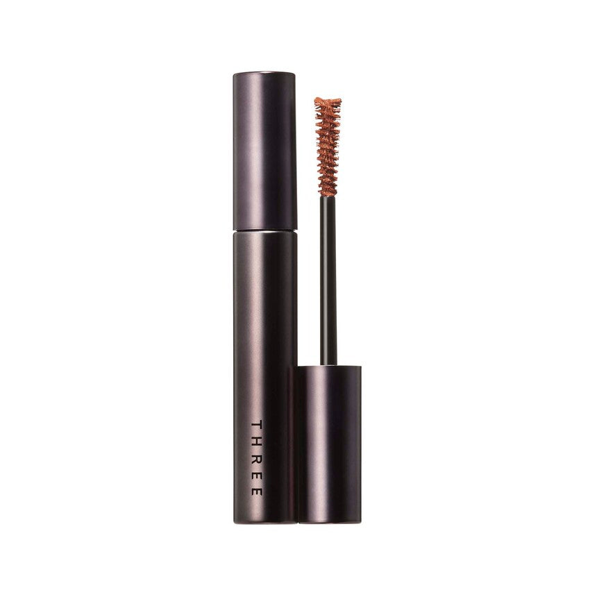 THREE Mascara enhancing eyelashes with long-lasting volume and definition for a refined makeup look