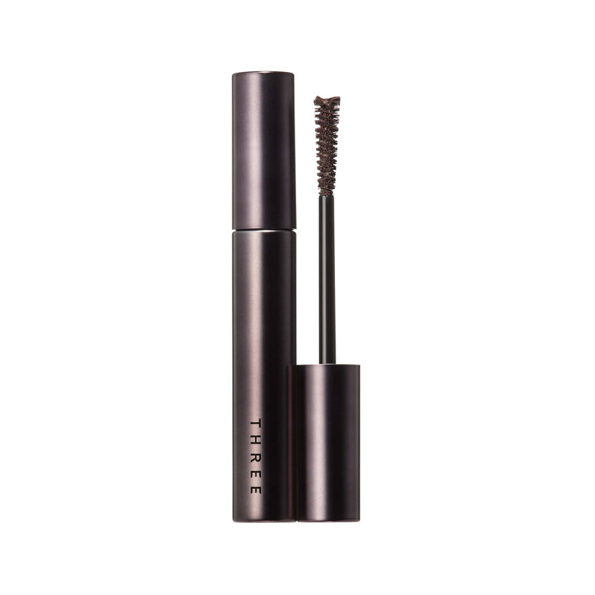 THREE Mascara enhancing eyelashes with long-lasting volume and definition for a refined makeup look