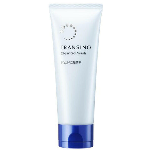 Transino Clear Gel product packaging highlighting its clear, gentle formula for effective skin care