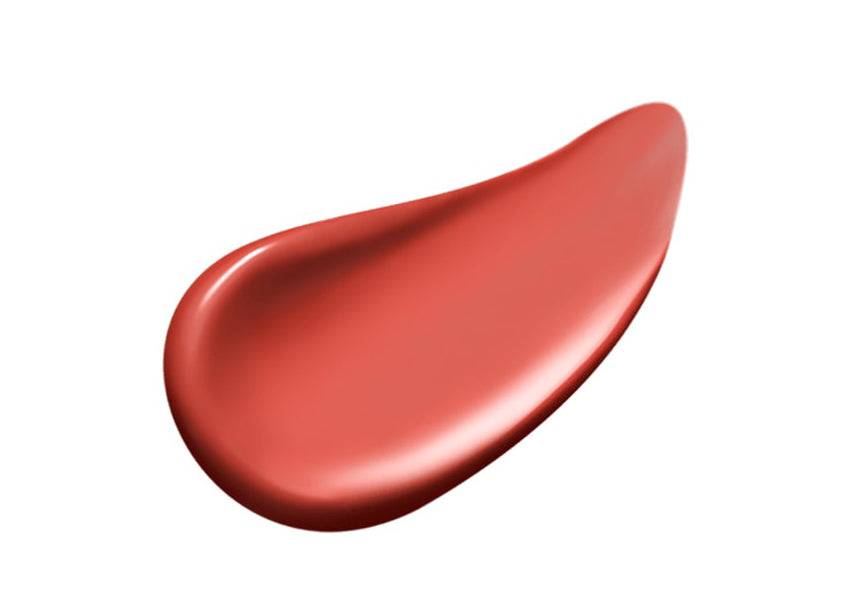 Smooth swatch of Clé de Peau Beauté Rouge Alleble lipstick in a vibrant red shade with a satin finish.
