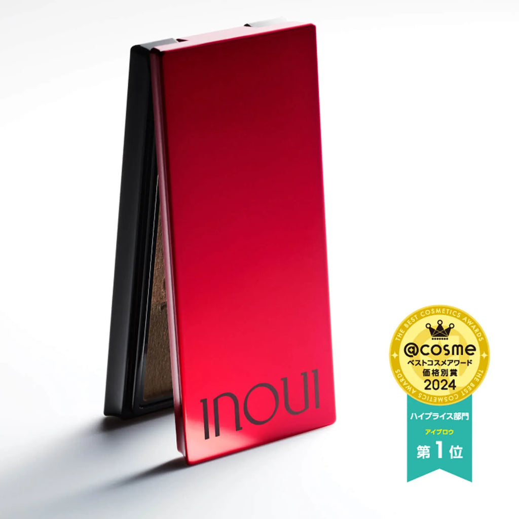Inoui eyebrow palette showcasing versatile shades for precise and natural brow enhancement