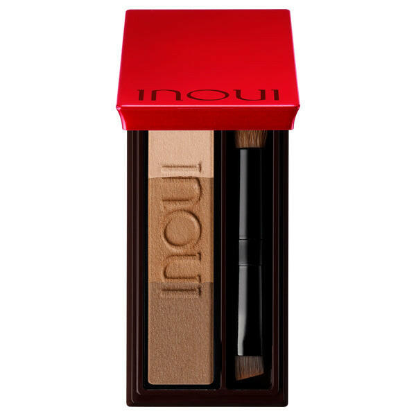Inoui eyebrow palette showcasing versatile shades for precise and natural brow enhancement