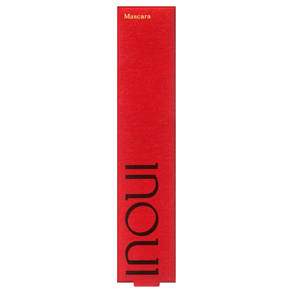 Inoui mascara enhancing eyelash volume and length, perfect for a sophisticated makeup look