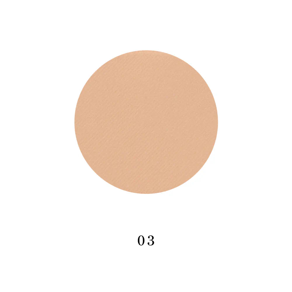 Inoui powder foundation providing flawless, long-lasting coverage with a natural finish