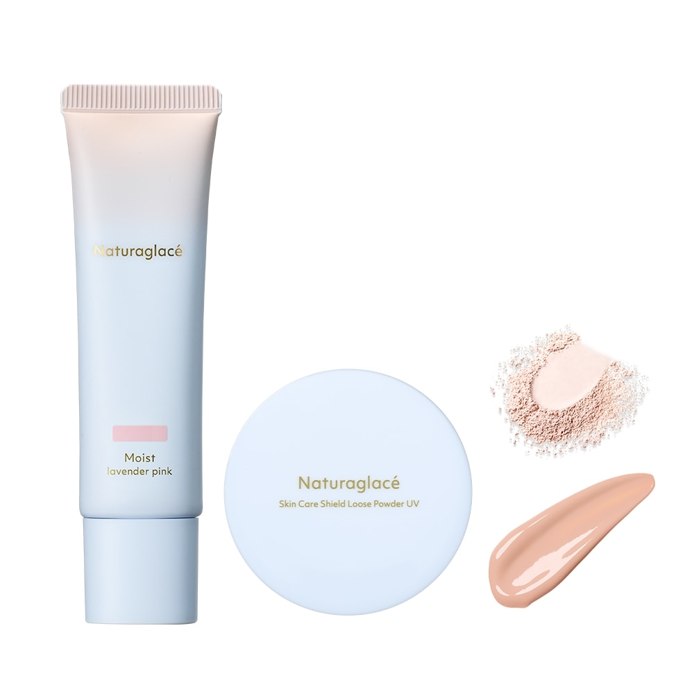Naturaglacé makeup primer and face powder for a flawless, natural finish