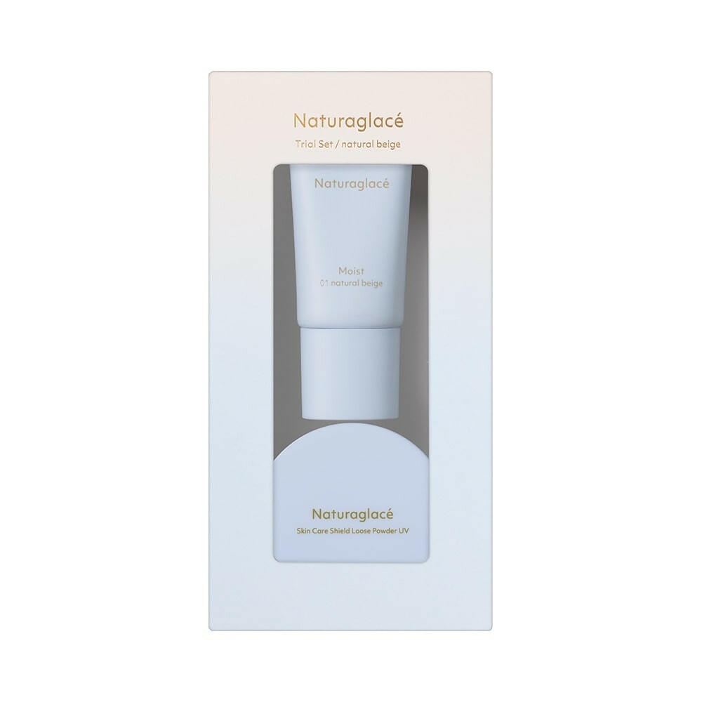 Radiant skin beauty enhanced with naturaglacé Trial Set for a natural and luminous complexion