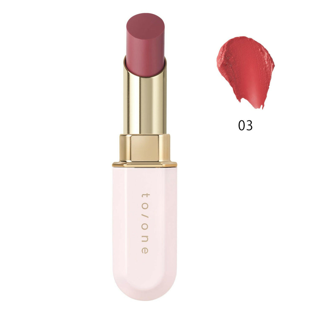 TO/ONE Color Blossom lipstick in rich shades, perfect for enhancing lip color with a smooth, long-lasting finish.