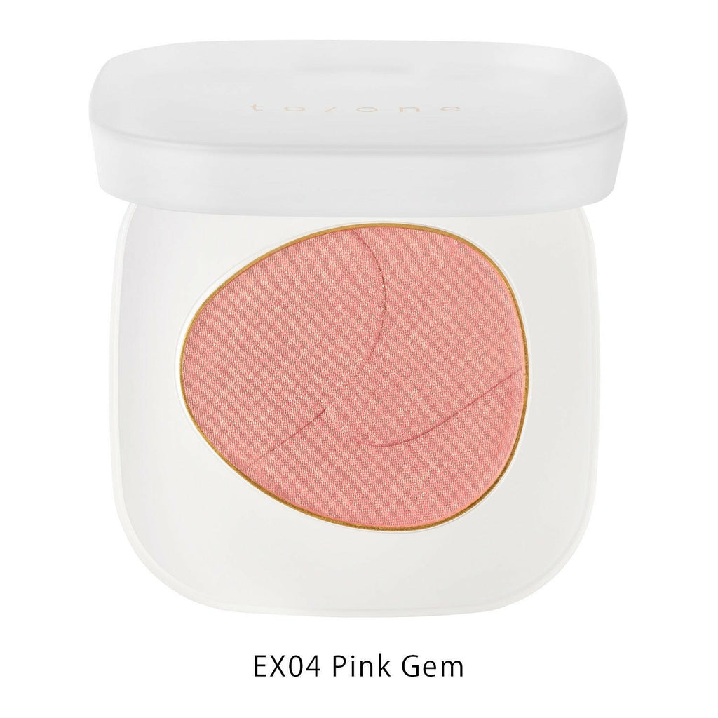 Petal Float Blush by to/one, elegant rosy pink makeup for a natural, radiant glow, cruelty-free and vegan formula.