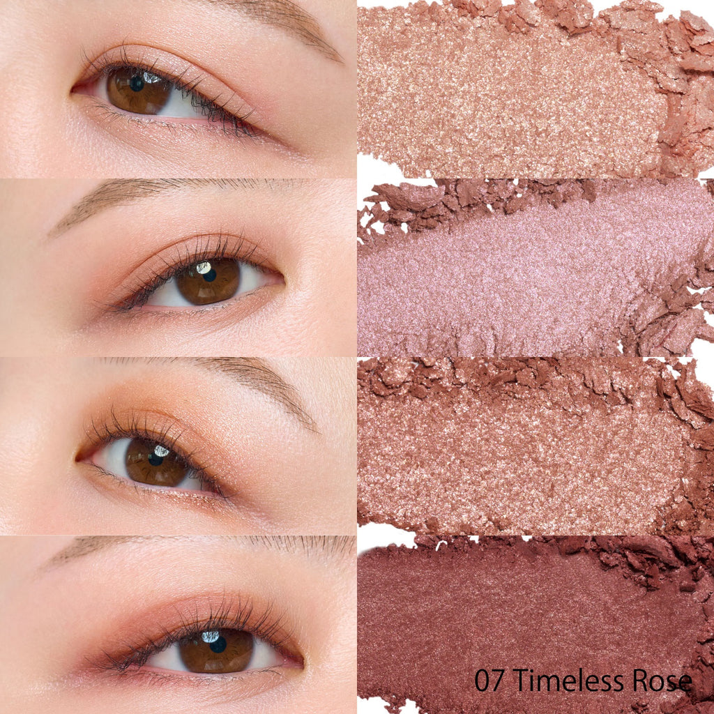 Petal palette eyeshadow showcasing harmonious ton/one shades for elegant makeup looks