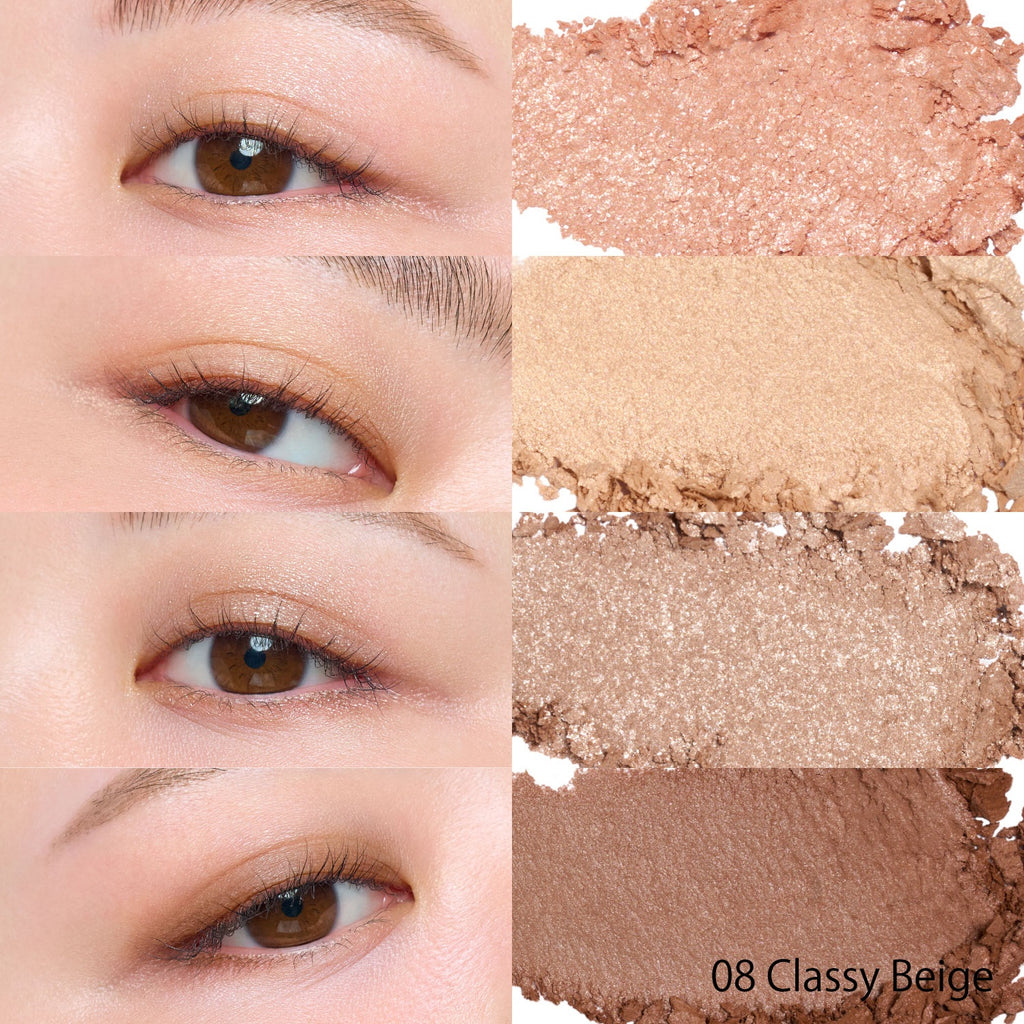 Petal palette eyeshadow showcasing harmonious ton/one shades for elegant makeup looks
