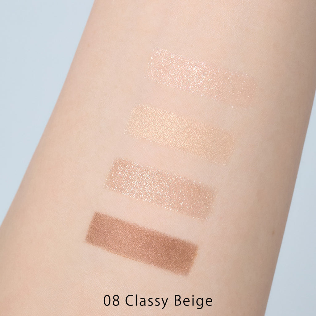 Petal palette eyeshadow showcasing harmonious ton/one shades for elegant makeup looks